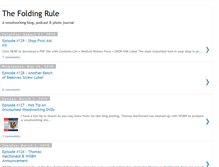 Tablet Screenshot of foldingrule.blogspot.com