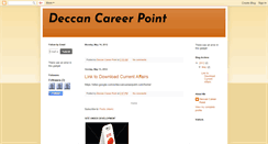 Desktop Screenshot of deccancareerpoint.blogspot.com