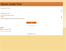 Tablet Screenshot of deccancareerpoint.blogspot.com