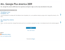 Tablet Screenshot of mrsgaplusamerica2009.blogspot.com