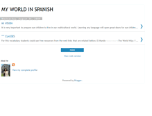 Tablet Screenshot of myworldinspanish.blogspot.com