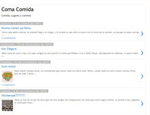 Tablet Screenshot of comacomida.blogspot.com