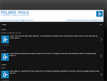 Tablet Screenshot of polarisphils.blogspot.com