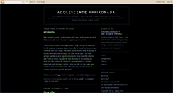 Desktop Screenshot of adolespaixonada.blogspot.com