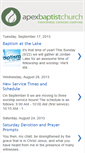 Mobile Screenshot of apexbaptblog.blogspot.com