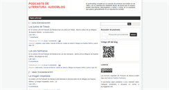 Desktop Screenshot of podcastsdeliteratura.blogspot.com