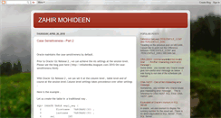 Desktop Screenshot of mfzahirdba.blogspot.com