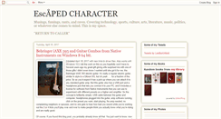 Desktop Screenshot of escapedcharacter.blogspot.com