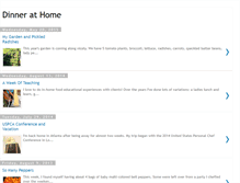 Tablet Screenshot of dinnerathomeatl.blogspot.com