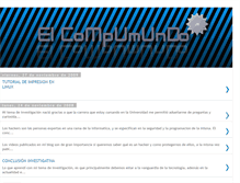 Tablet Screenshot of elcompumundo.blogspot.com