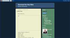 Desktop Screenshot of download-the-holy-bible.blogspot.com