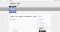 Desktop Screenshot of jovanlianetwork.blogspot.com