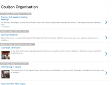 Tablet Screenshot of coulsonorganisation.blogspot.com