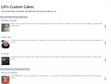 Tablet Screenshot of lilicustomcakes.blogspot.com