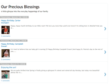 Tablet Screenshot of ourpreciousblessings.blogspot.com