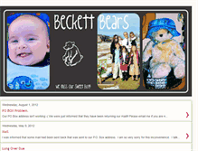 Tablet Screenshot of myangelbeck.blogspot.com