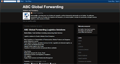 Desktop Screenshot of abcglobalforwarding.blogspot.com