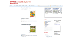 Desktop Screenshot of downloadsoalujiangratis.blogspot.com