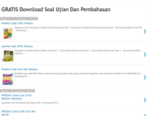 Tablet Screenshot of downloadsoalujiangratis.blogspot.com