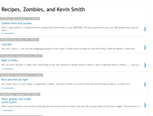Tablet Screenshot of oncookingandzombie.blogspot.com