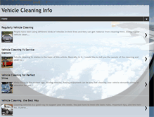 Tablet Screenshot of cleanyourvehicle.blogspot.com