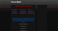 Desktop Screenshot of fiercemath.blogspot.com