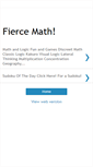 Mobile Screenshot of fiercemath.blogspot.com