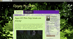 Desktop Screenshot of enjoyingmygarden.blogspot.com