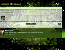 Tablet Screenshot of enjoyingmygarden.blogspot.com