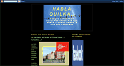 Desktop Screenshot of hablaquilka.blogspot.com