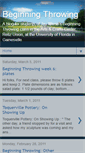 Mobile Screenshot of beginningthrowing.blogspot.com