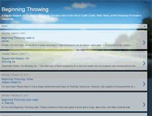 Tablet Screenshot of beginningthrowing.blogspot.com