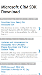 Mobile Screenshot of microsoftcrmsdkdownload.blogspot.com