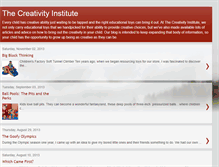Tablet Screenshot of creativityinstitute.blogspot.com
