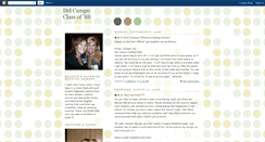 Desktop Screenshot of delcampoclassof88.blogspot.com