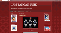 Desktop Screenshot of jamtangan-unik.blogspot.com