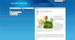 Desktop Screenshot of facts-about-hairloss.blogspot.com