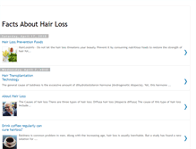 Tablet Screenshot of facts-about-hairloss.blogspot.com