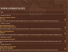 Tablet Screenshot of gprshub.blogspot.com