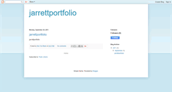 Desktop Screenshot of jarrettportfolio.blogspot.com