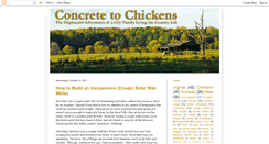 Desktop Screenshot of concrete2chickens.blogspot.com