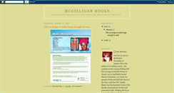 Desktop Screenshot of mcgilliganbooks.blogspot.com