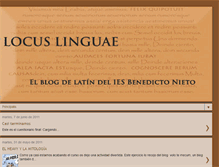 Tablet Screenshot of locuslinguae.blogspot.com