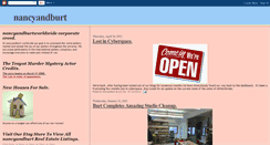 Desktop Screenshot of nancyandburt.blogspot.com