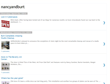 Tablet Screenshot of nancyandburt.blogspot.com