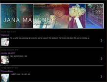 Tablet Screenshot of janamahoney.blogspot.com