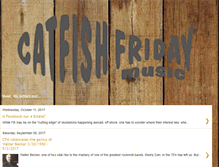 Tablet Screenshot of catfishfridaymusic.blogspot.com