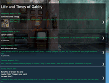 Tablet Screenshot of lifeandtimesofgabby.blogspot.com
