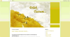 Desktop Screenshot of dilektuttum.blogspot.com