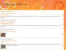 Tablet Screenshot of instrutoraonline.blogspot.com